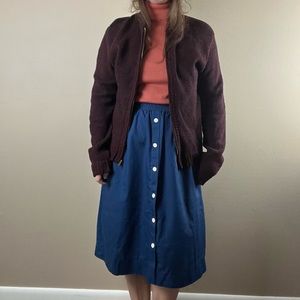 *VINTAGE 90s* the best fall midi pencil skirt, lightweight and comfy